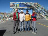 on the way to Mt.Everest,with our Tibetan tour guide and driver  &raquo; Click to zoom ->