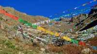 Prayer Flags near Tsurphu Monastery  » Click to zoom ->