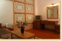 Room view in Kyichu Hotel in Lhasa  &raquo; Click to zoom ->