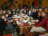 Group dinner after the trip  &raquo; Click to zoom ->