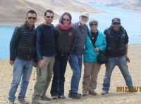 Yamdrok lake  &raquo; Click to zoom ->