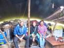 Germany guests in Tibetan Nomad tent during Ganden to Samye trekking 2013  &raquo; Click to zoom ->