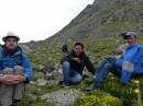German Tourists with Tibetan trekking Guide and Nomad  » Click to zoom ->
