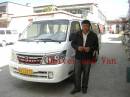 Tibetan driver and van  &raquo; Click to zoom ->