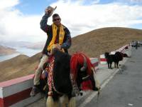 USA traveler in Tibet with Local Tibet travel agent www.tibetctrip.com  &raquo; Click to zoom ->