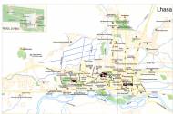 Map of Lhasa City  » Click to zoom ->