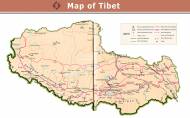 Tibet tourist Map-Tibet map guide  » Click to zoom ->