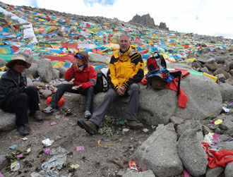 German Travelers in Tibet with Tibet Ctrip Travel Service