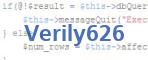 verification code