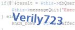 verification code
